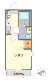 【M・Yメゾン百合ヶ丘】【2階】の間取り