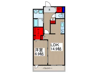 シャーメゾンNSG鳩ヶ谷【1階】の間取り