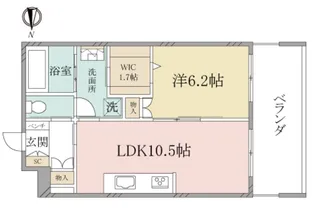 (シニア限定)ヘーベルヴィレッジ神楽坂~JS神楽坂ヒルズ~【1階】の間取り