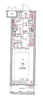 アルテカーサアリビエ東京イースト【1階】の間取り