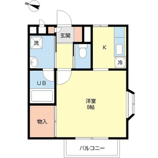 エスパシオ【2階】の間取り