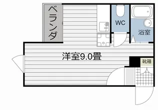 タートル楓【1階】の間取り
