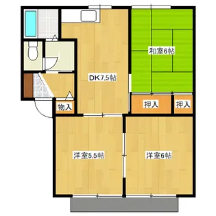 Sunny Court A棟【1階】の間取り