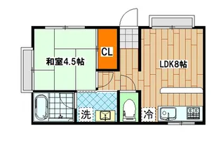 テラコヤ 仁【2階】の間取り