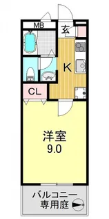 ファミールシャトル【1階】の間取り