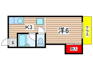メゾン・ド・エンザンE棟【1階】の間取り