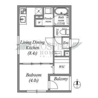 ハーモニーテラスTOWA【1階】の間取り