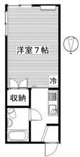 ホワイトプラザ玉村【1階】の間取り