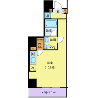 ベルシード西巣鴨【2階】の間取り