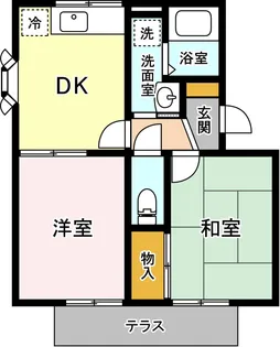 クレセント新開 E【1階】の間取り