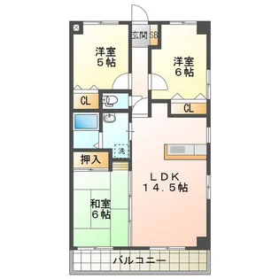 マーベラス久保田【3階】の間取り