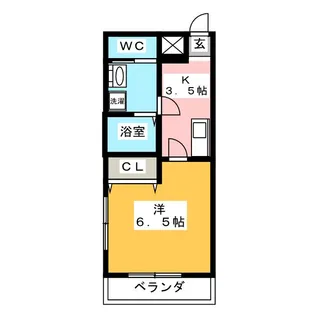 メゾンあづみ【3階】の間取り