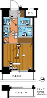 スカイコート板橋第3【2階】の間取り