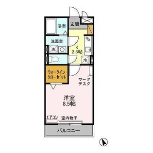 コンフォール.ケー【3階】の間取り