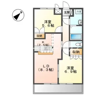 プランドール(Prendre)【2階】の間取り