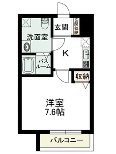 SQUARE CITY KITAMAGOME【3階】の間取り