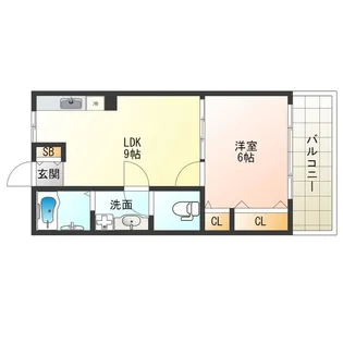 米治ハイツ【2階】の間取り