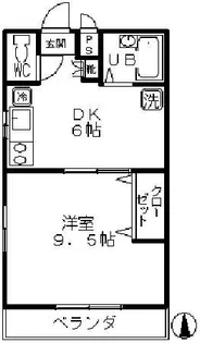 メゾン富士【1階】の間取り
