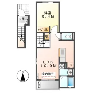 アリーヴィオIIIサウス【2階】の間取り