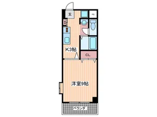 シャルム豊明【8階】の間取り