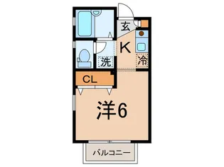 千代次ハイツ【2階】の間取り