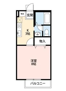 サングレイス C棟【2階】の間取り