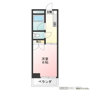 大泉マンション【1階】の間取り
