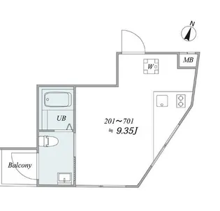 trias214【5階】の間取り