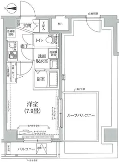 ティモーネ深川リーヴァ【7階】の間取り