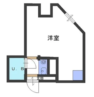 エイチツーオー第6ビル【1階】の間取り