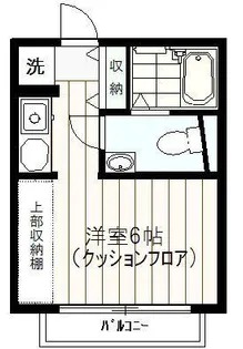 学生会館柏ビル【1階】の間取り