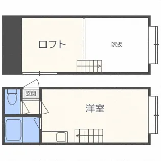 クルーズハウス元町西【2階】の間取り
