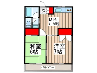 サンヒルズ柏【3階】の間取り