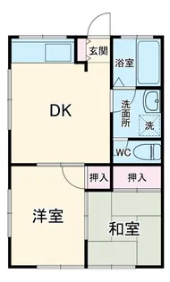 スカイハイツ希望ヶ丘A【1階】の間取り