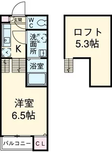 M’s court 妙音通【2階】の間取り