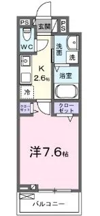 West Primary【3階】の間取り