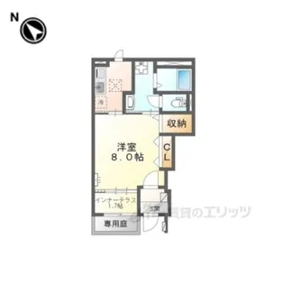フリージアR【1階】の間取り