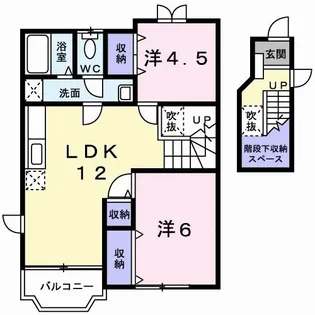 サンハイツ I【2階】の間取り