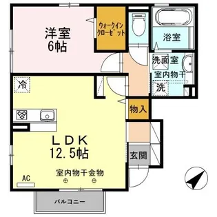 casa bonita(カーサ ボニータ)【1階】の間取り