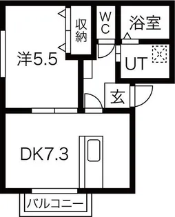 サン・friendsいしい【2階】の間取り