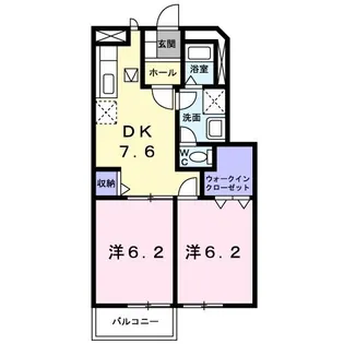 THE フェニックス【1階】の間取り