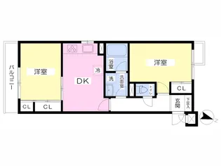 グランドオール桜丘【2階】の間取り