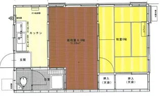 松本アパート【1階】の間取り