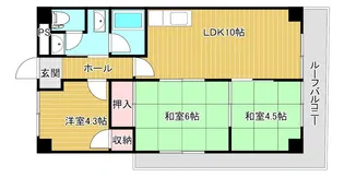 シャレー富士美台【2階】の間取り