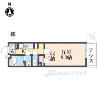 クレイノアンサンク【1階】の間取り
