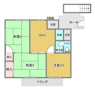 コーポ・ミセス【2階】の間取り