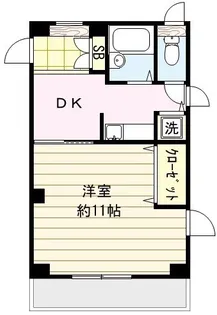 スカイコート日暮里【3階】の間取り
