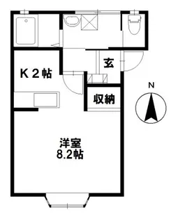 R-1Times 2号棟【1階】の間取り