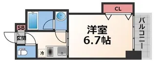 グレンパーク中川【8階】の間取り