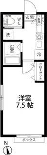 ベルガーデン常盤台IV【2階】の間取り